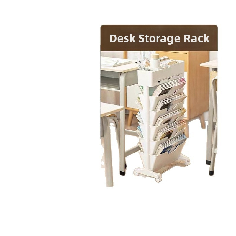 Pohyblivý stolný regál a úložný systém — plast, 5 kg, model Desk storage, 1 kus