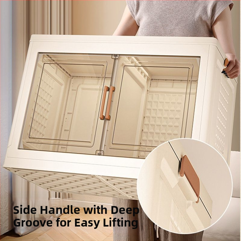 Úložný skriňa pre domácnosti – minimalistický štýl, PP materiál, viaceré úrovne, s kolieskami