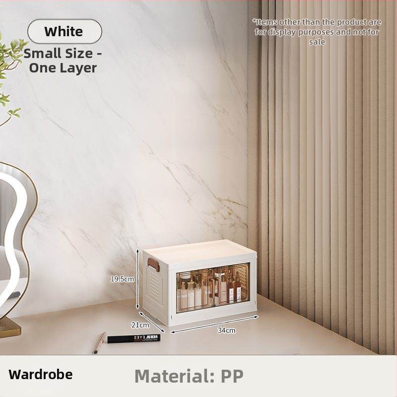 Съхранителен шкаф за дома — хол и спалня, минималистичен стил, полипропилен (PP), много нива, с колела