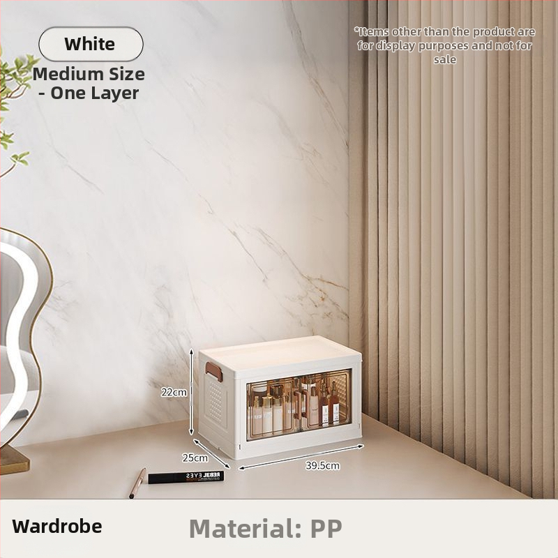 Съхранителен шкаф за дома — хол и спалня, минималистичен стил, полипропилен (PP), много нива, с колела