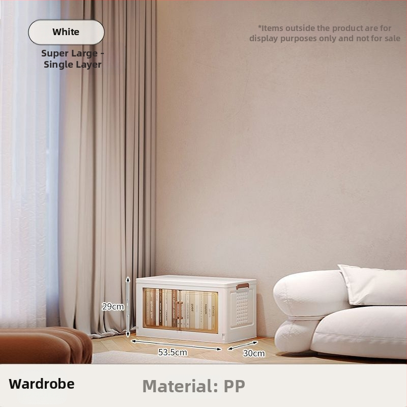 Съхранителен шкаф за дома — хол и спалня, минималистичен стил, полипропилен (PP), много нива, с колела