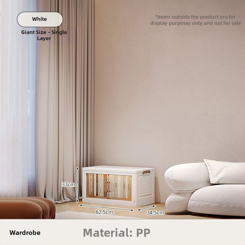 Съхранителен шкаф за дома — хол и спалня, минималистичен стил, полипропилен (PP), много нива, с колела