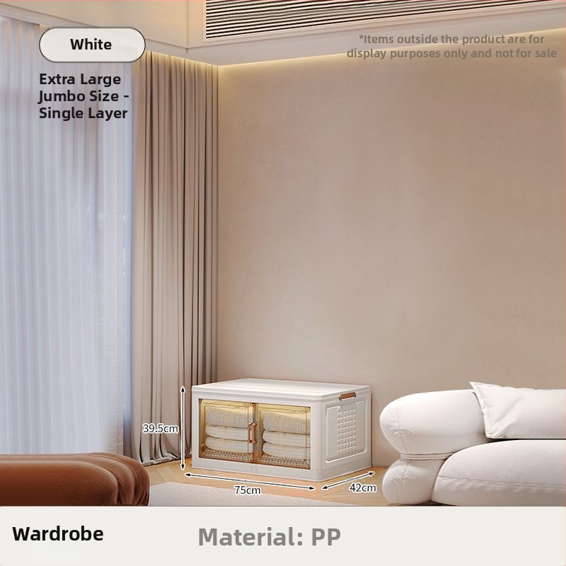 Съхранителен шкаф за дома — хол и спалня, минималистичен стил, полипропилен (PP), много нива, с колела