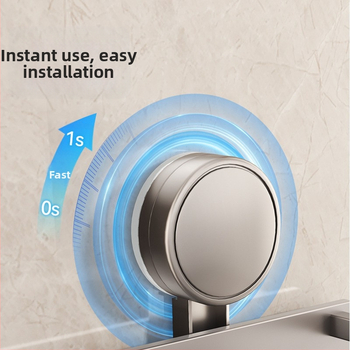 Επιτοίχιο ράφι αποθήκευσης μπάνιου με βεντούζα, αλουμινένιο κράμα, μοντέλο 229, φορτίο 10 kg, προέλευση Zhejiang