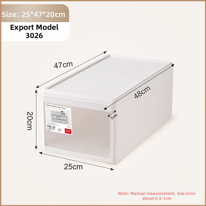 Matēta atvilktnes uzglabāšanas kārba apakšveļai un zeķēm, 20–30 L, PP plastmasa, putekļu izturīga, modeļi 3021–3024