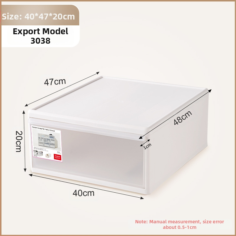 Matēta atvilktnes uzglabāšanas kārba apakšveļai un zeķēm, 20–30 L, PP plastmasa, putekļu izturīga, modeļi 3021–3024