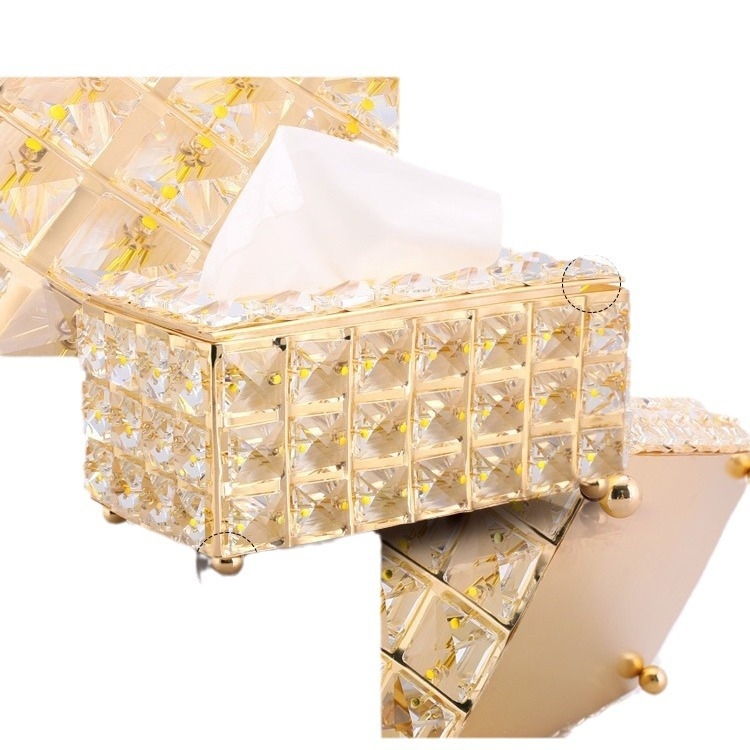 Κουτί χαρτοπετσέτας από ανοξείδωτο ατσάλι, σκανδιναβακού στυλ για σαλόνι, ελαφρύς πολυτελής, πολυλειτουργικό (υλικό: ανοξείδωτος χάλυβας; χώρος: σαλόνι; στυλ: light luxury; λειτουργία: πολυλειτουργικό)