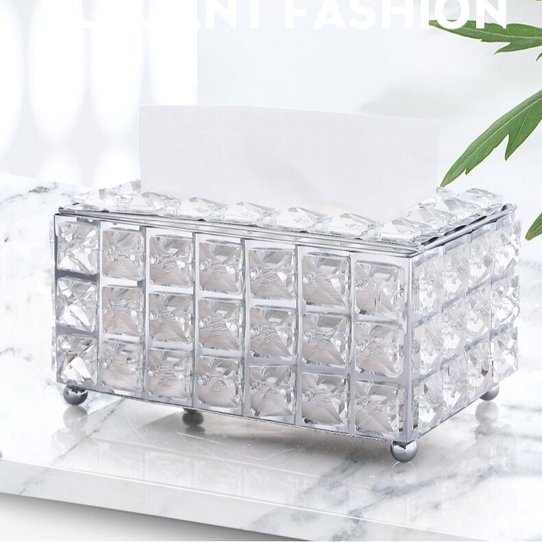 Κουτί χαρτοπετσέτας από ανοξείδωτο ατσάλι, σκανδιναβακού στυλ για σαλόνι, ελαφρύς πολυτελής, πολυλειτουργικό (υλικό: ανοξείδωτος χάλυβας; χώρος: σαλόνι; στυλ: light luxury; λειτουργία: πολυλειτουργικό)