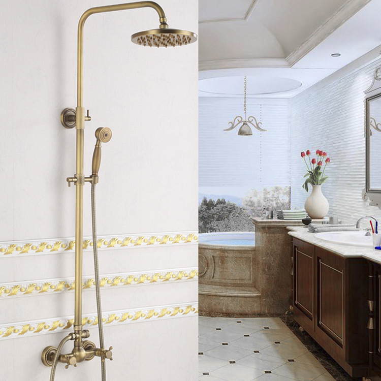 Yaopeng varinis dušo komplektas, sieninis montavimas, apvalios formos, vakuuminis dengimas, funkcijos: purškimas, masažas, lietus