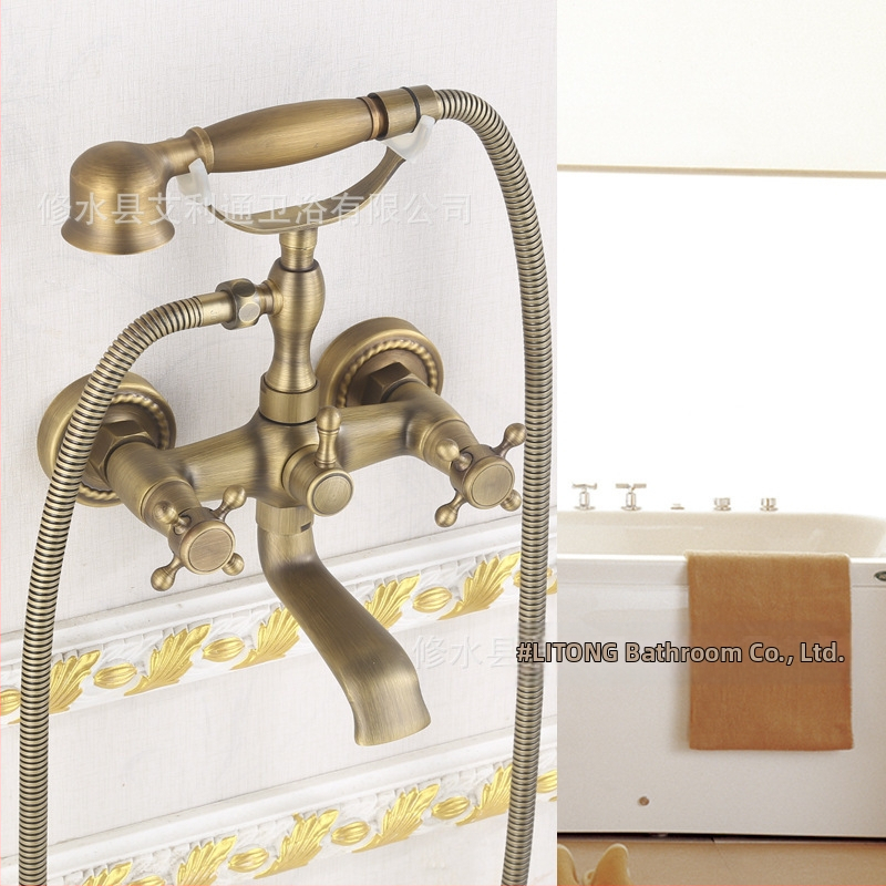 Yaopeng varinis dušo komplektas, sieninis montavimas, apvalios formos, vakuuminis dengimas, funkcijos: purškimas, masažas, lietus