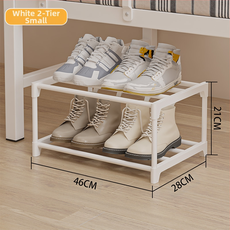 A6L Ράφι παπουτσιών κάτω από το κρεβάτι - εξοικονόμηση χώρου, 2-3 επίπεδα αποθήκευσης, πλαστικό + μεταλλικός σωλήνας, μοντέρνο στυλ, μοντέλο CX