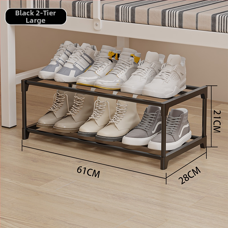 A6L Ράφι παπουτσιών κάτω από το κρεβάτι - εξοικονόμηση χώρου, 2-3 επίπεδα αποθήκευσης, πλαστικό + μεταλλικός σωλήνας, μοντέρνο στυλ, μοντέλο CX