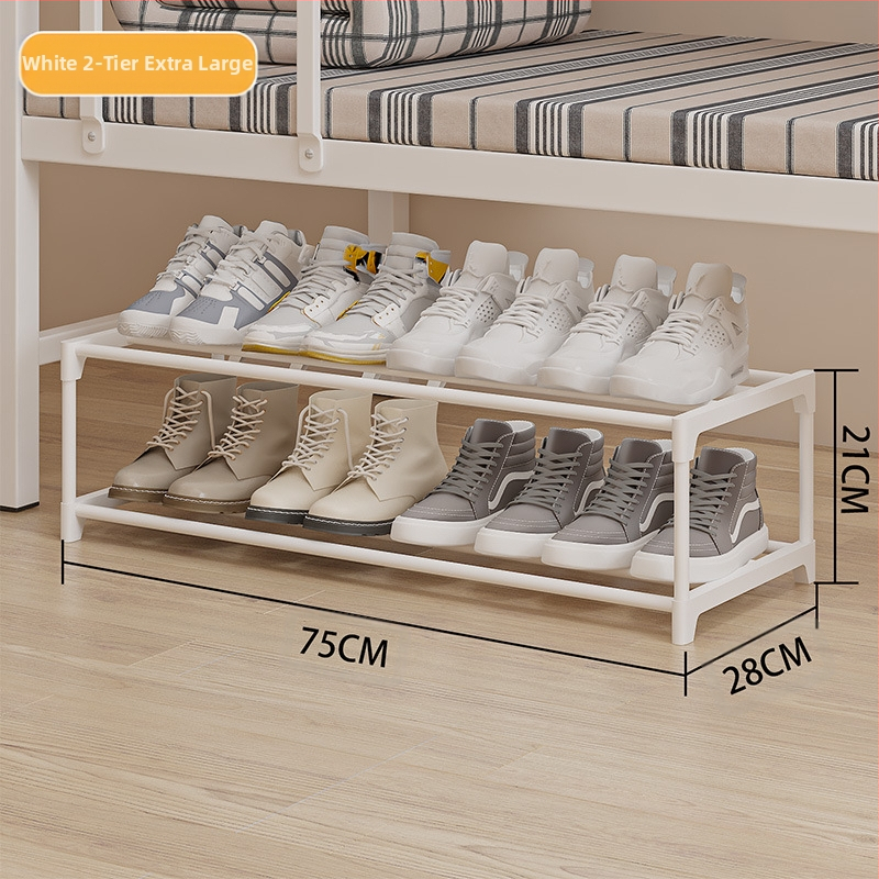 A6L Ράφι παπουτσιών κάτω από το κρεβάτι - εξοικονόμηση χώρου, 2-3 επίπεδα αποθήκευσης, πλαστικό + μεταλλικός σωλήνας, μοντέρνο στυλ, μοντέλο CX