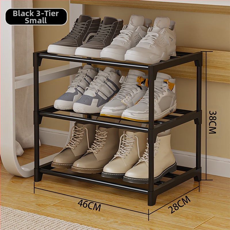 A6L Ράφι παπουτσιών κάτω από το κρεβάτι - εξοικονόμηση χώρου, 2-3 επίπεδα αποθήκευσης, πλαστικό + μεταλλικός σωλήνας, μοντέρνο στυλ, μοντέλο CX