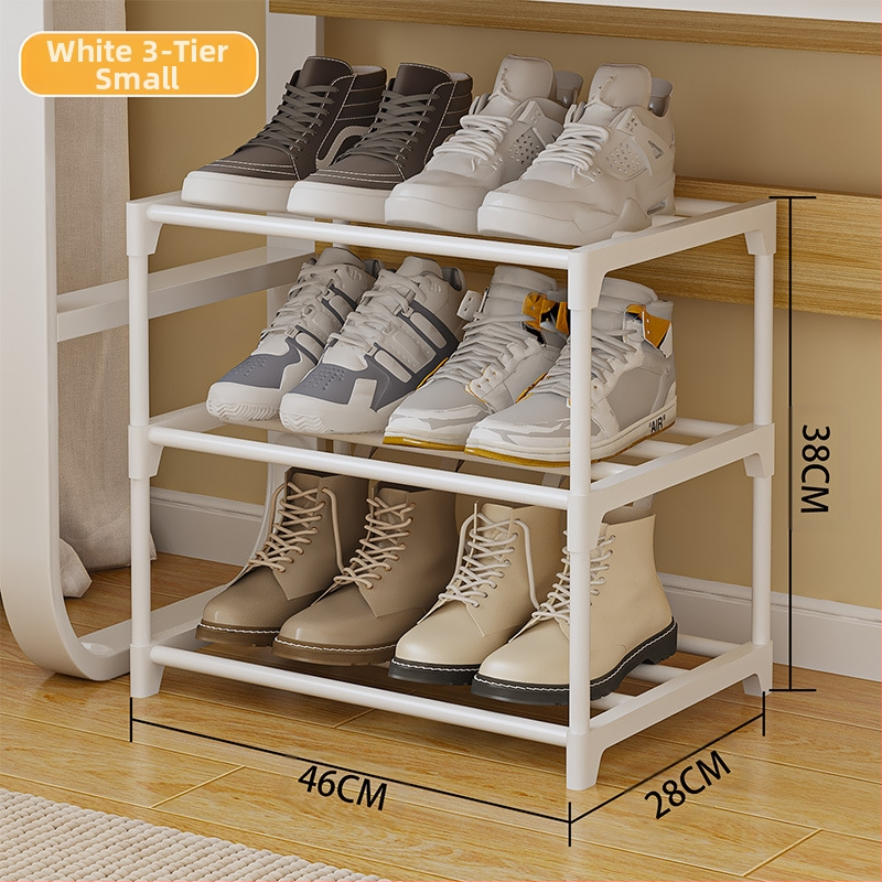 A6L Ράφι παπουτσιών κάτω από το κρεβάτι - εξοικονόμηση χώρου, 2-3 επίπεδα αποθήκευσης, πλαστικό + μεταλλικός σωλήνας, μοντέρνο στυλ, μοντέλο CX