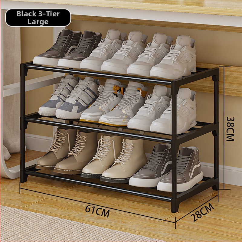 A6L Ράφι παπουτσιών κάτω από το κρεβάτι - εξοικονόμηση χώρου, 2-3 επίπεδα αποθήκευσης, πλαστικό + μεταλλικός σωλήνας, μοντέρνο στυλ, μοντέλο CX