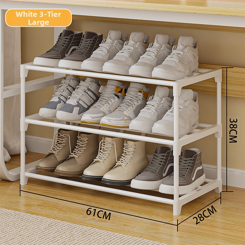 A6L Ράφι παπουτσιών κάτω από το κρεβάτι - εξοικονόμηση χώρου, 2-3 επίπεδα αποθήκευσης, πλαστικό + μεταλλικός σωλήνας, μοντέρνο στυλ, μοντέλο CX