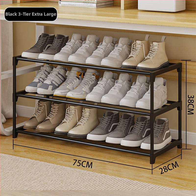 A6L Ράφι παπουτσιών κάτω από το κρεβάτι - εξοικονόμηση χώρου, 2-3 επίπεδα αποθήκευσης, πλαστικό + μεταλλικός σωλήνας, μοντέρνο στυλ, μοντέλο CX