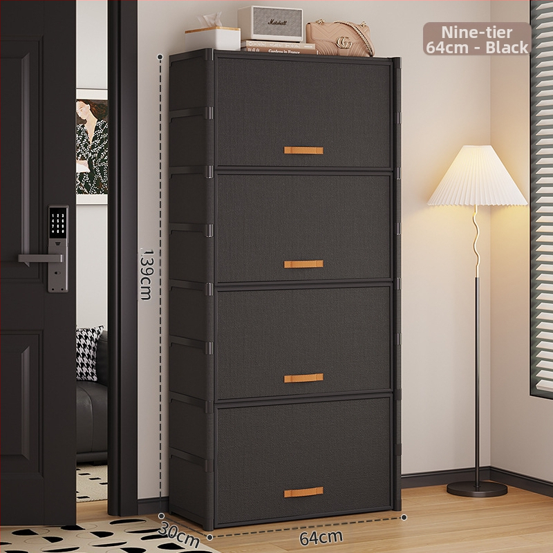 Шкаф за обувки за спалня – многоетажен, многофункционален, прахоустойчив и влагозащитен, усилен, голям капацитет (многоетажен, многофункционален, прахоустойчив, влагозащитен, голям капацитет)