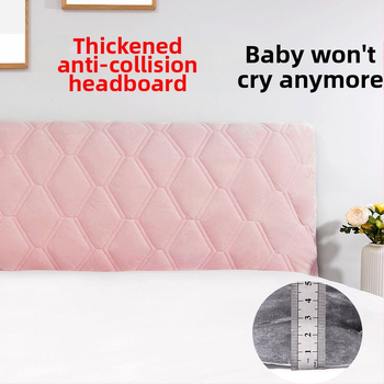 Κάλυμμα κεφαλαριού κρεβατιού από μαλακό φλανελ, μοντέρνος μινιμαλιστικός σχεδιασμός, προστατευτικό κάλυμμα κατά σκόνη για το κεφαλάρι.