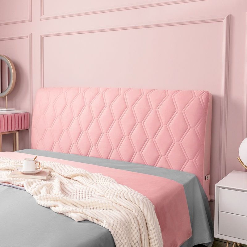 Покривало за таблата на леглото от мек фланел, модерен минималистичен стил, прахозащитно покривало за таблото.