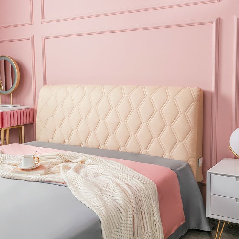 Покривало за таблата на леглото от мек фланел, модерен минималистичен стил, прахозащитно покривало за таблото.