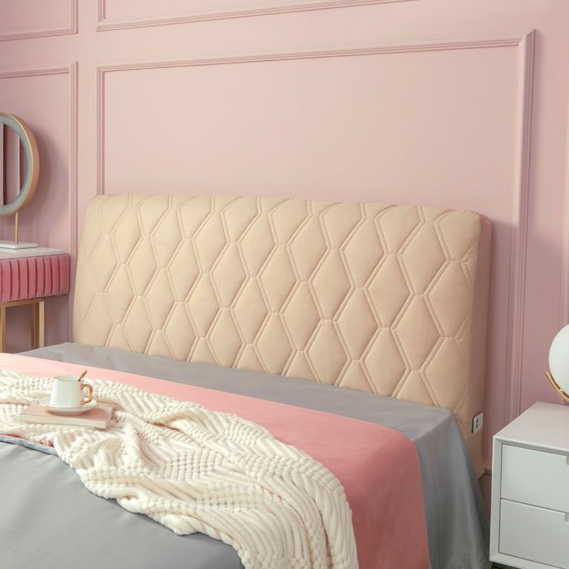 Покривало за таблата на леглото от мек фланел, модерен минималистичен стил, прахозащитно покривало за таблото.