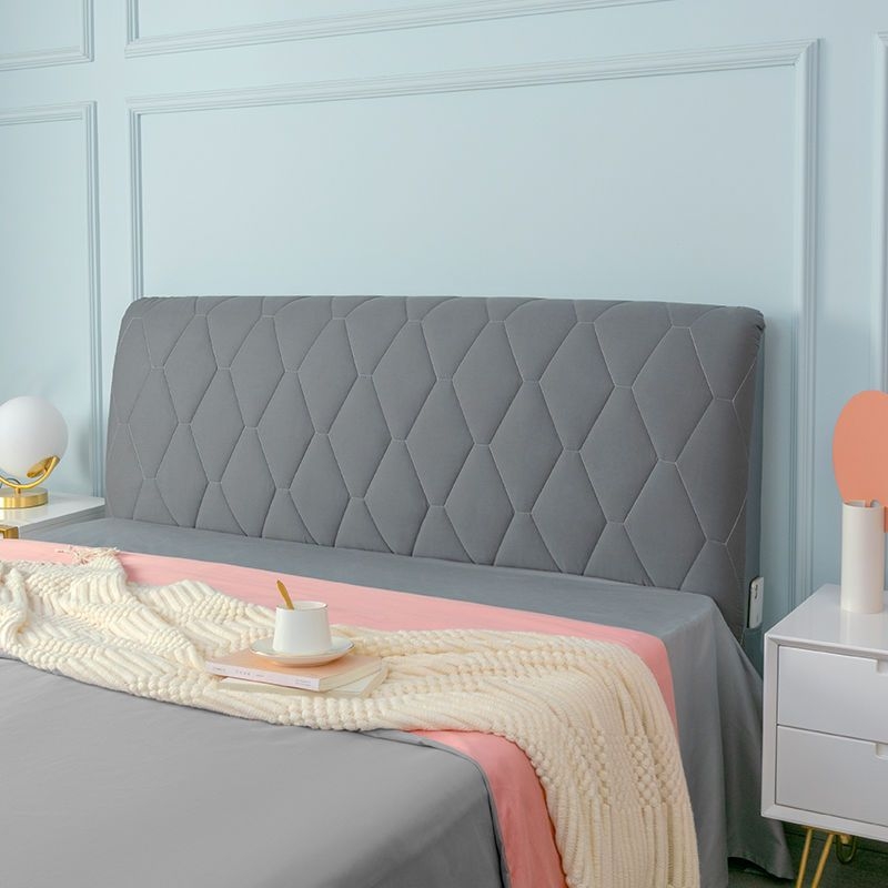 Покривало за таблата на леглото от мек фланел, модерен минималистичен стил, прахозащитно покривало за таблото.