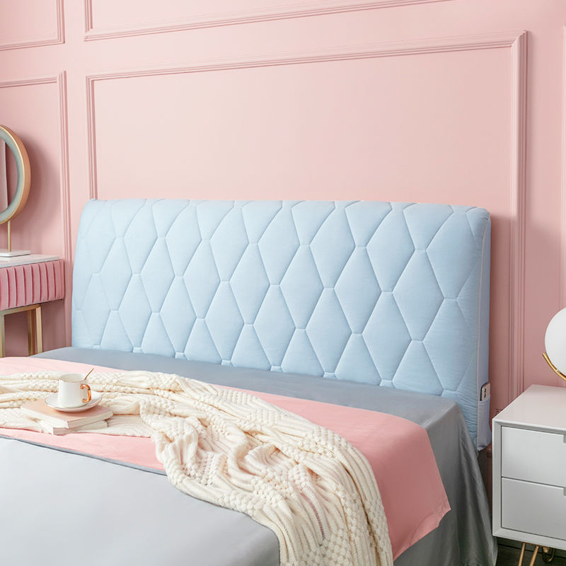 Покривало за таблата на леглото от мек фланел, модерен минималистичен стил, прахозащитно покривало за таблото.