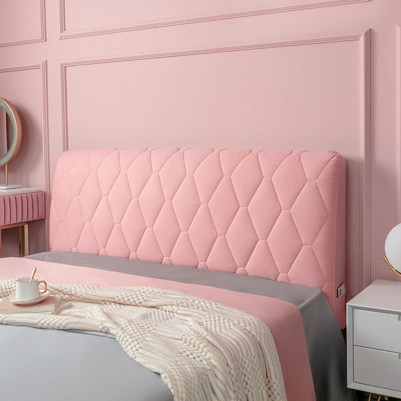 Покривало за таблата на леглото от мек фланел, модерен минималистичен стил, прахозащитно покривало за таблото.