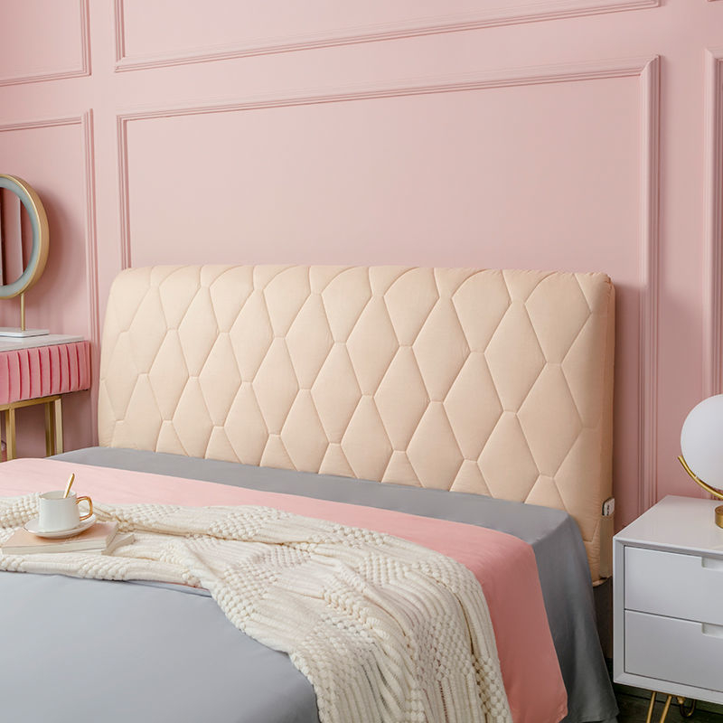 Покривало за таблата на леглото от мек фланел, модерен минималистичен стил, прахозащитно покривало за таблото.