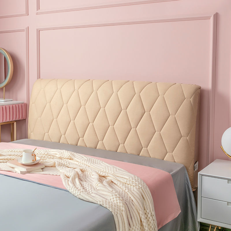 Покривало за таблата на леглото от мек фланел, модерен минималистичен стил, прахозащитно покривало за таблото.