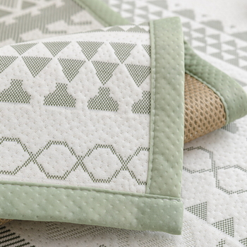 Възглавничка за диван от ледена коприна за триседни дивани, райета или едноцветен модел, модерен минималистичен стил, калъф за прах/калъф за диван