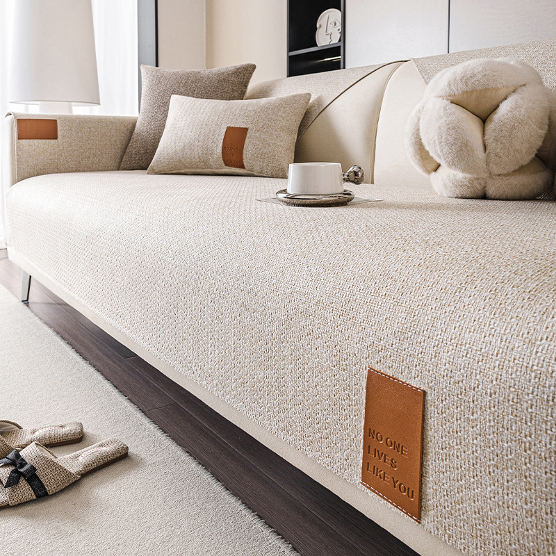 Kanapé párnahuzat - poliészter anyag, kompatibilis a szekcionált kanapéval, egyszerű stílus