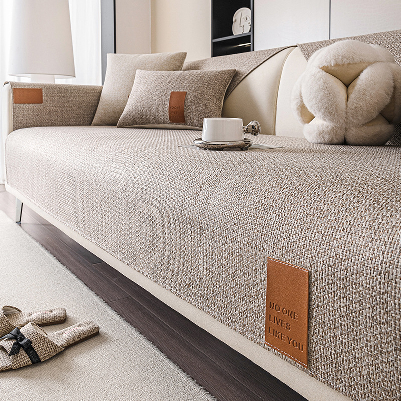 Kanapé párnahuzat - poliészter anyag, kompatibilis a szekcionált kanapéval, egyszerű stílus