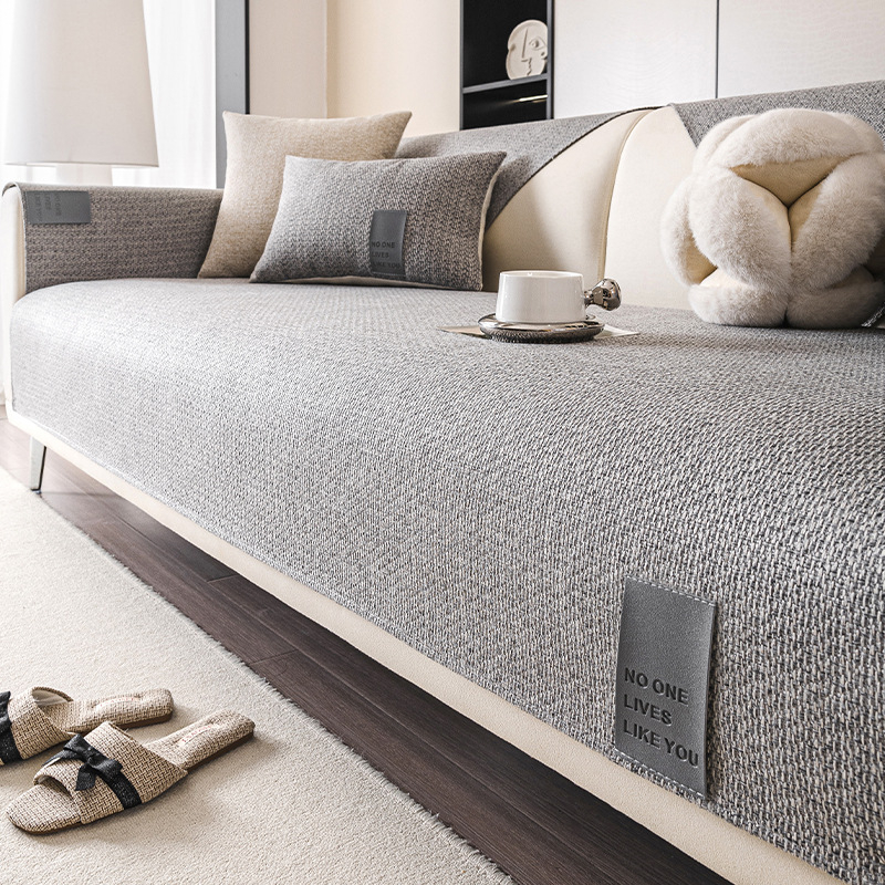 Kanapé párnahuzat - poliészter anyag, kompatibilis a szekcionált kanapéval, egyszerű stílus