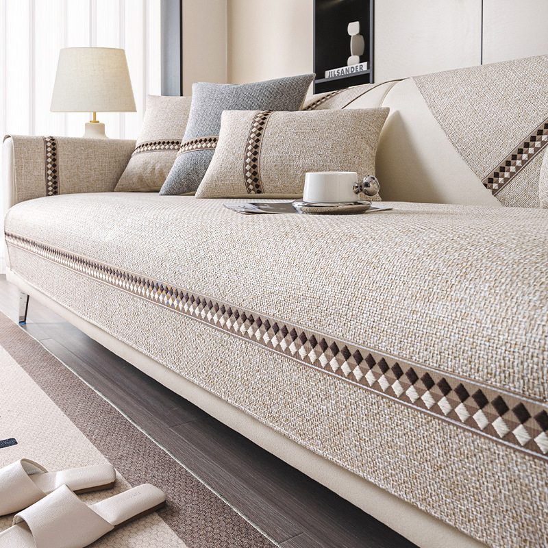 Kanapé párnahuzat - poliészter anyag, kompatibilis a szekcionált kanapéval, egyszerű stílus