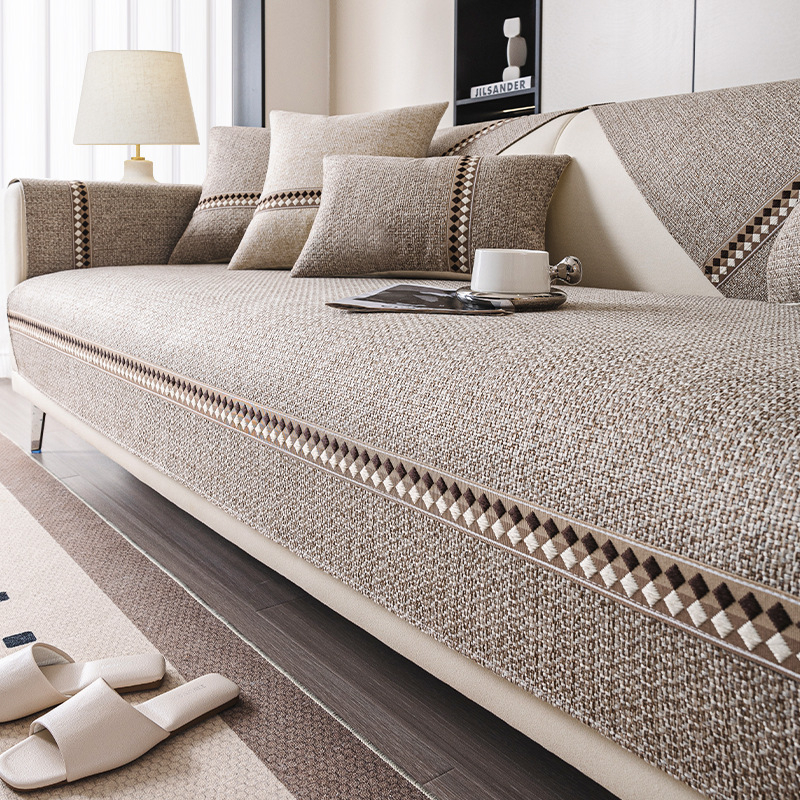 Kanapé párnahuzat - poliészter anyag, kompatibilis a szekcionált kanapéval, egyszerű stílus