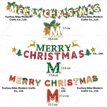 NICRO Χριστουγεννιάτικα κρεμαστά διακοσμητικά – χαρτινά φαναράκια, χαρτινά λουλούδια και γιρλάντες με σημαίες (στυλ 7809228) για διαμόρφωση χώρου