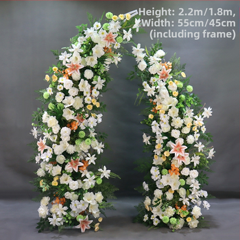 Geležinis vestuvinis arkos su ragų forma lauko vestuvėms