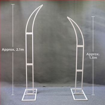 Geležinis vestuvinis arkos su ragų forma lauko vestuvėms