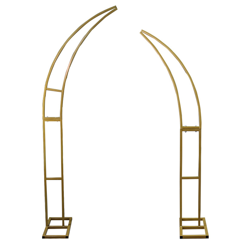 Geležinis vestuvinis arkos su ragų forma lauko vestuvėms