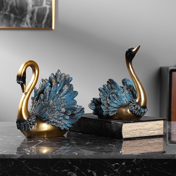 Κύκνος διακοσμητικό σε ευρωπαϊκό στυλ για το σπίτι — ρητίνη, Μάρκα: Other, Τέχνη: Other