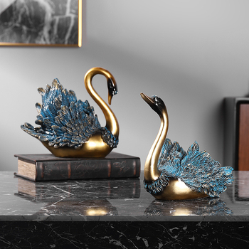Κύκνος διακοσμητικό σε ευρωπαϊκό στυλ για το σπίτι — ρητίνη, Μάρκα: Other, Τέχνη: Other