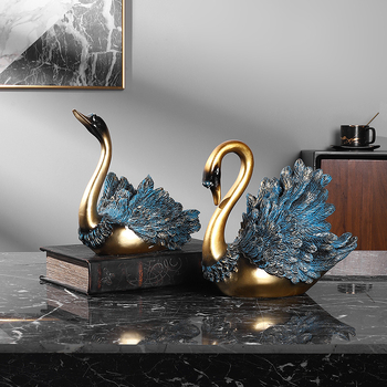 Κύκνος διακοσμητικό σε ευρωπαϊκό στυλ για το σπίτι — ρητίνη, Μάρκα: Other, Τέχνη: Other