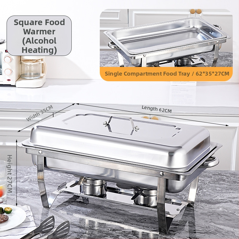 Sulankstoma nerūdijančio plieno bufetinė viryklė viešbučiams (Medžiaga: nerūdijantis plienas; Taikymo objektai: viešbučiai/restoranai/kavinės; Stilius: šiuolaikinis paprastas; Pritaikymas: galima; Rankų darbo: Ne)