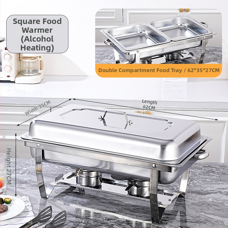 Sulankstoma nerūdijančio plieno bufetinė viryklė viešbučiams (Medžiaga: nerūdijantis plienas; Taikymo objektai: viešbučiai/restoranai/kavinės; Stilius: šiuolaikinis paprastas; Pritaikymas: galima; Rankų darbo: Ne)