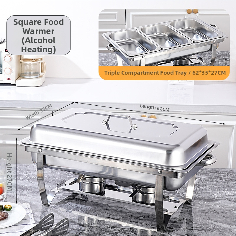 Sulankstoma nerūdijančio plieno bufetinė viryklė viešbučiams (Medžiaga: nerūdijantis plienas; Taikymo objektai: viešbučiai/restoranai/kavinės; Stilius: šiuolaikinis paprastas; Pritaikymas: galima; Rankų darbo: Ne)