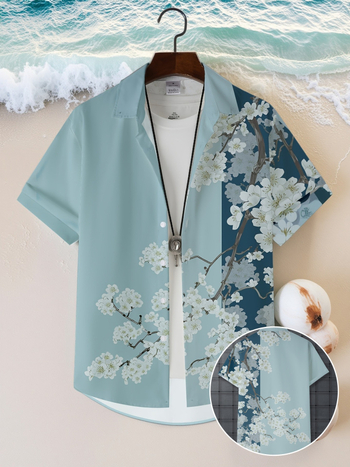 Polo krekls ar īsām piedurknēm, svītrainais raksts, šaurs siluets, elpojošs poliestera maisījums, izdruka/krāsošana, vasara, sporta ikdiena