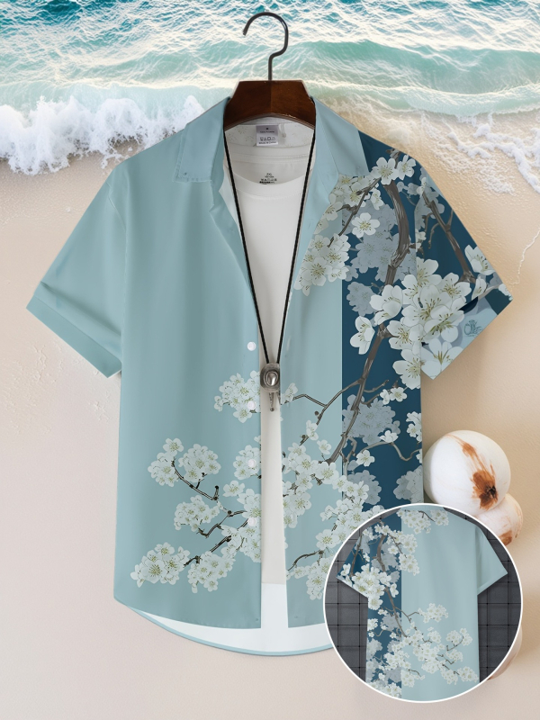 Polo krekls ar īsām piedurknēm, svītrainais raksts, šaurs siluets, elpojošs poliestera maisījums, izdruka/krāsošana, vasara, sporta ikdiena